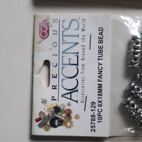 Jewelry Making Lot - Rings / Long Beads - Picture 2 of 7